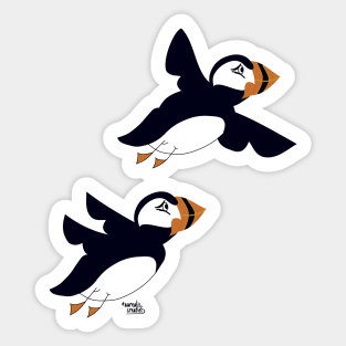 Arctic Animal - Puffins Sticker